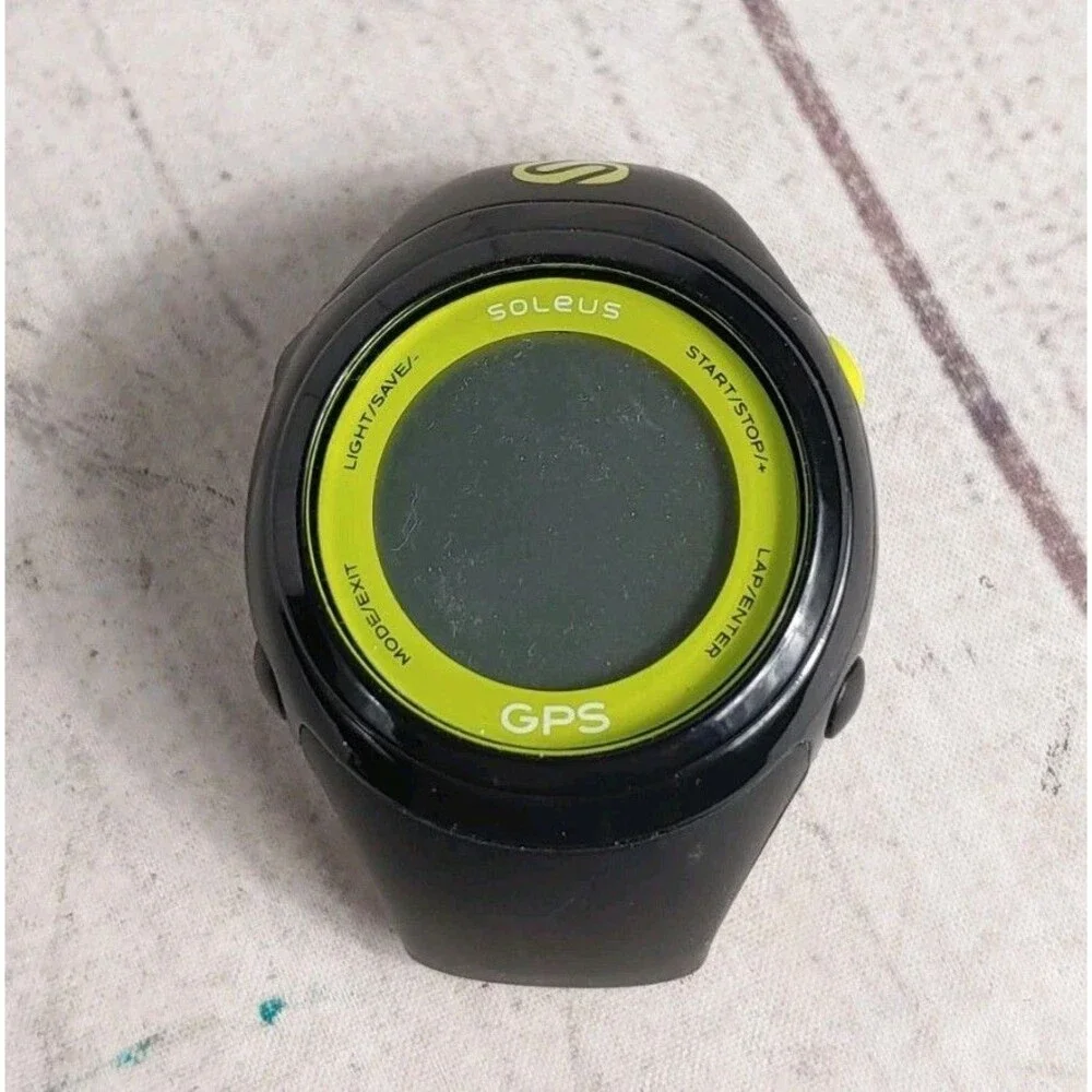 Soleus SG100 C14 GPS 26.2 Miles Running Watch Digital Stopwatch FOR PARTS
